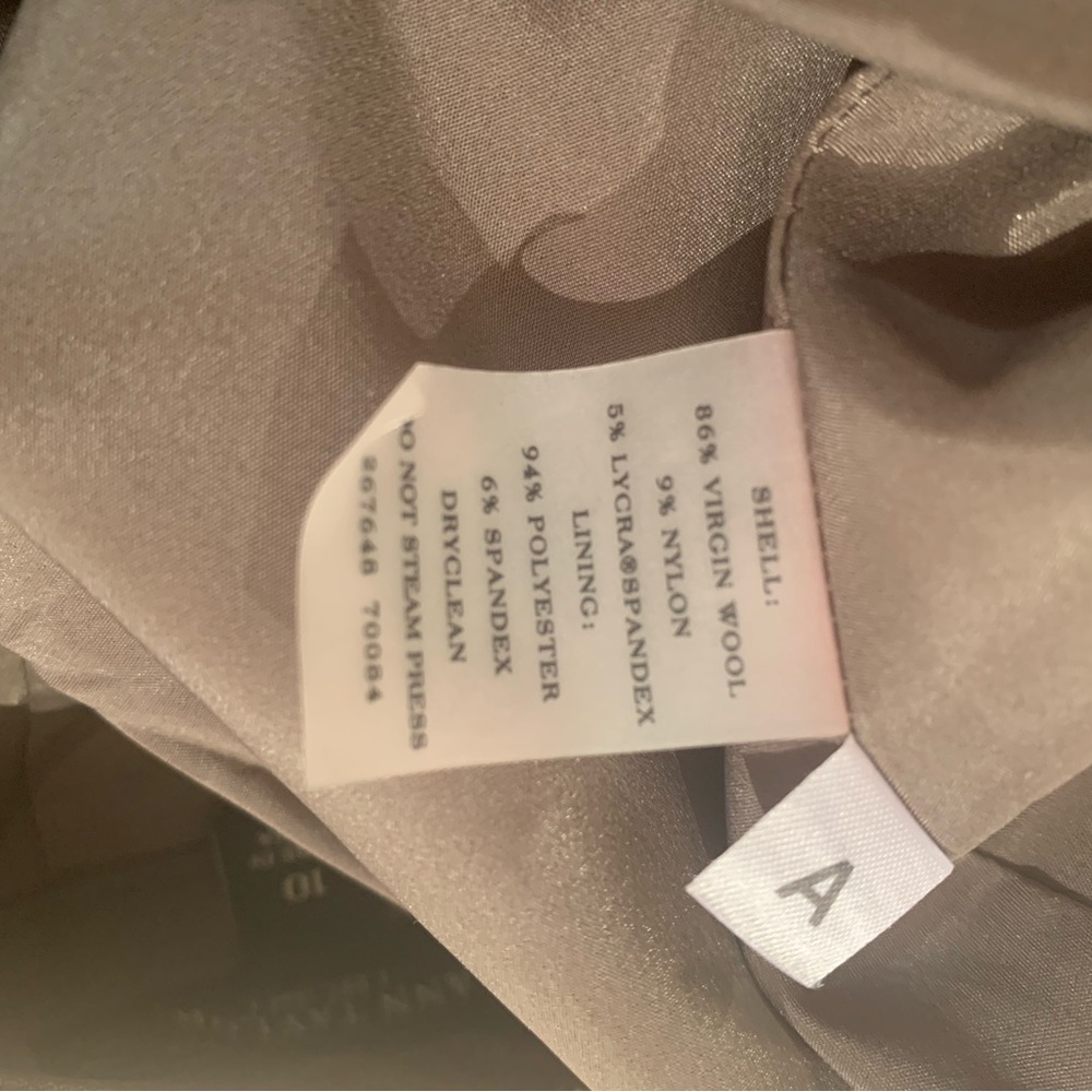 Ann Taylor Charcoal The Pencil Skirt In Bi Stretch - Picture 5 of 6